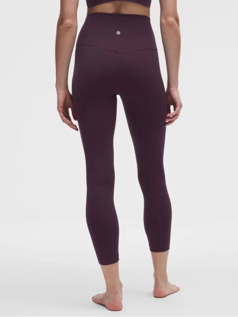 lululemon Align™ High-Rise Crop 23" black plum